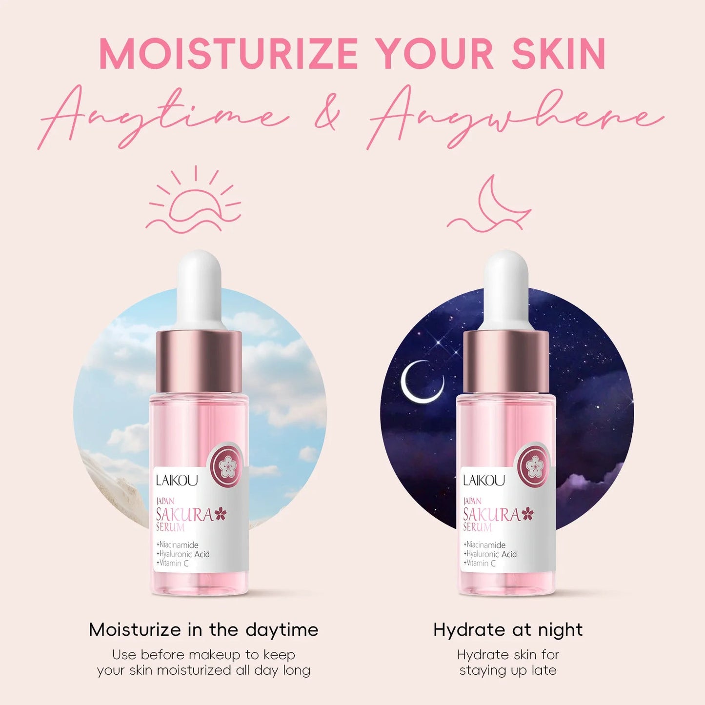 Sérum Visage Sakura - LuxeGlow