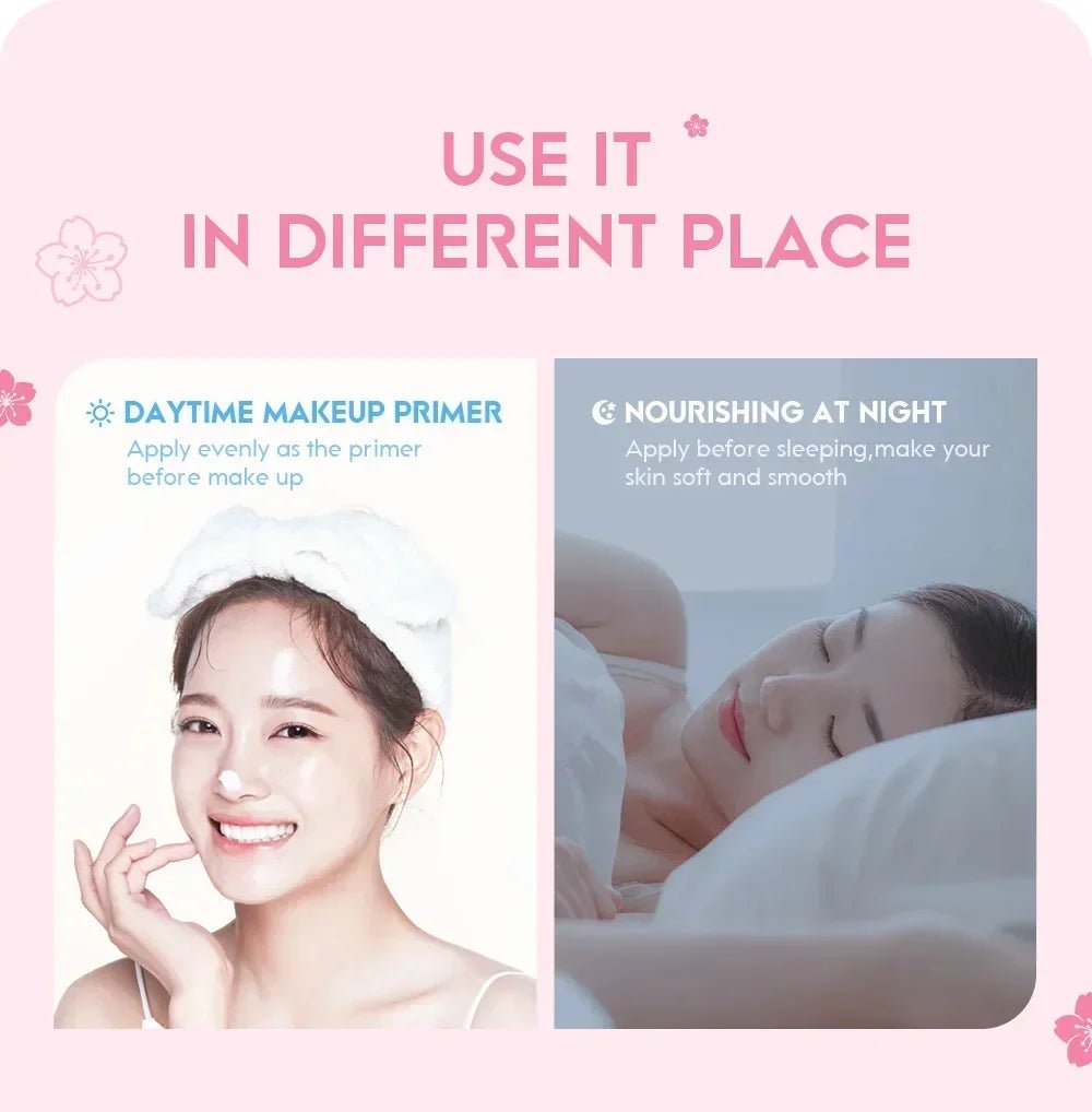 Crème Sakura – Essence Hydratante & Éclat - LuxeGlow