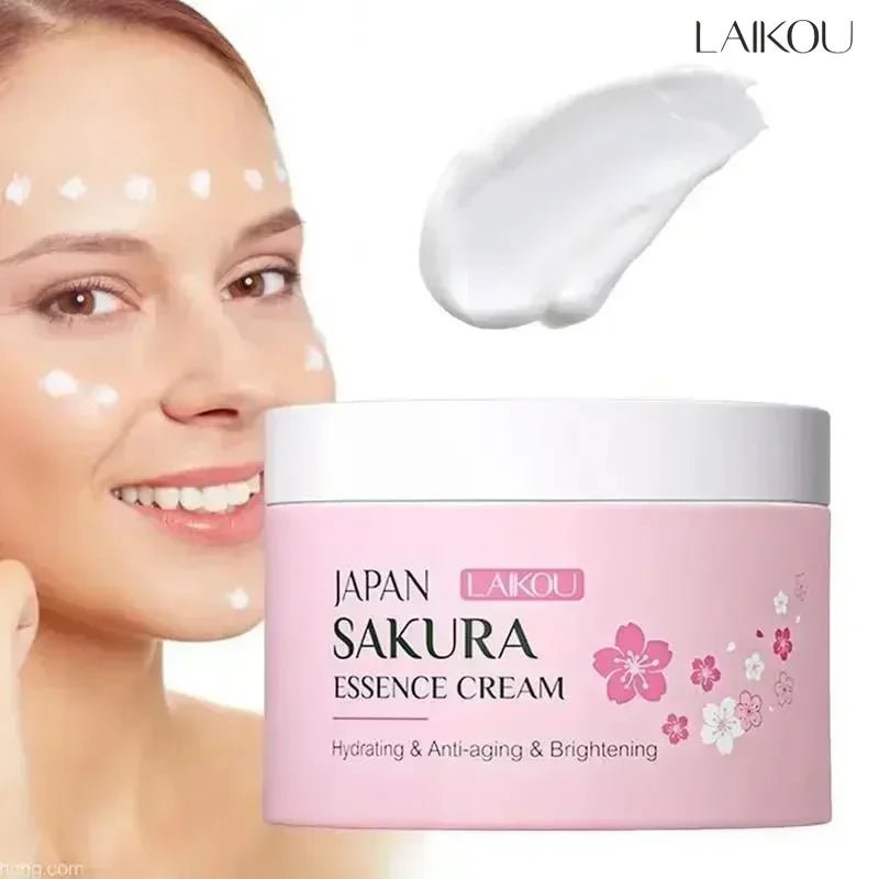 Crème Sakura – Essence Hydratante & Éclat - LuxeGlow