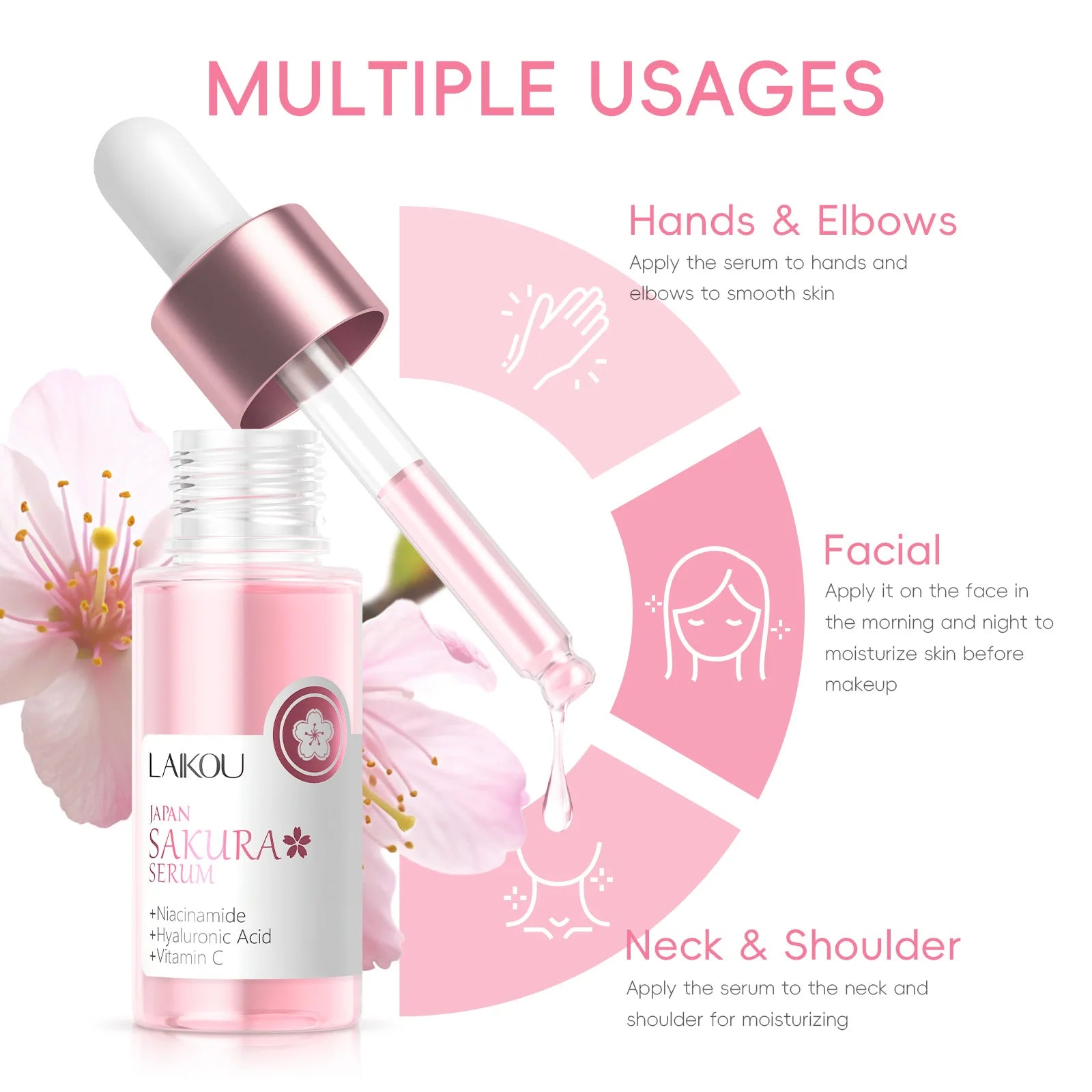 Sérum Visage Sakura - LuxeGlow